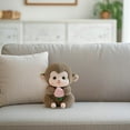 thumbnail image 1 of Jouet Singe Pêche Mignon et Doux à Câliner Coussin Poupée pour Enfants Poupée Singe Mignonne, 1 of 1