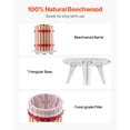 thumbnail image 3 of VEVOR Fruit Wine Press Manual Press for Wine Making 1.6 Gal/6L Wood Basket, 3 of 9