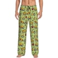 thumbnail image 2 of Kdxio Cute Tractor Print Men's Sleep Pajama Pant Lounge Pants with Pockets, 2 of 8