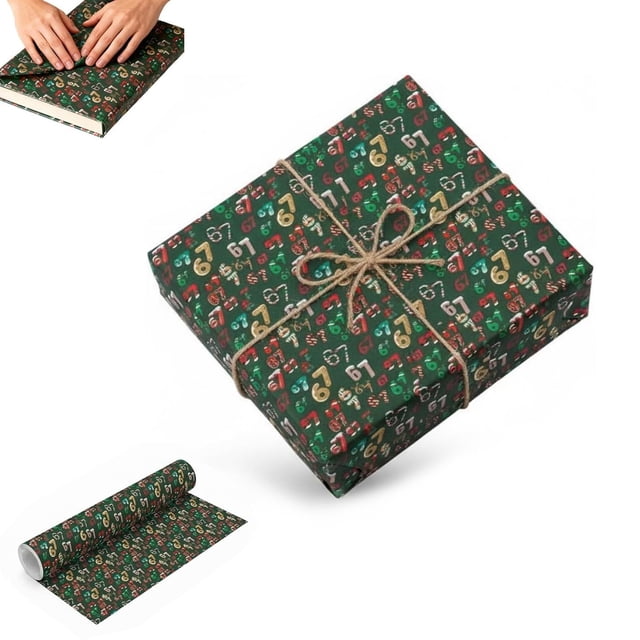 Papel de Regalo Navideño 5PCS con Diseño Meme 67