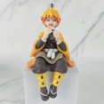 thumbnail image 4 of Figura de Demon Slayer, venta al por mayor, bola de arroz sentado, Tanjiro Gatsuma Zeniya, adorno modelo de fideos instantáneos prensados, 4 of 5