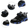 thumbnail image 4 of Drie Boys Tennis Shoes Children Shoes Boys Leather Snow Boots Winter Cotton Plush And Thickened New Non Slip And Warm Big Kid Little Kid Hiking Shoes Blue,4.5, 4 of 5