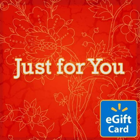 Red Flower Just for You Walmart eGift Card