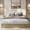 Golden Tan Wood, variant on Wood Platform Bed Frame with Sturdy Slats – No Box Spring Needed, Space-Saving Design, Easy Assembly