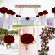 thumbnail image 5 of Rosas de seda artificiales Nubry, 50 unidades, para decoración de bodas y hogares, 5 of 8