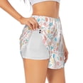 thumbnail image 2 of Disketp Happy Easter Print Women's Shorts Workout Shorts for Athletic Gym Running Shorts with Phone Pockets XX-Large, 2 of 8