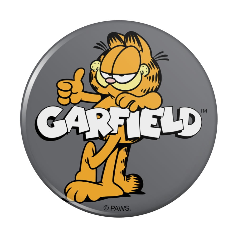 Garfield with Logo Pinback Button Pin