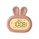 thumbnail image 3 of Digital Alarm Clock Snooze Clock Control táctil, , 3 Snooze, 12H 24H, Desktop Bunny Night Light para , Rosado Soledad Despertador digital, 3 of 10