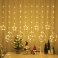 thumbnail image 1 of Puntoco Xingyue Lámpara De Cortina Lámpara De Cadena De Cuero Lámpara De Cadena De Color Estrella Lámpara De Ambiente Decoración Del Hogar Blanco Cálido, 1 of 2