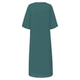 thumbnail image 3 of Robes Grande Taille Dames Deux Pièces Impression Numérique 3D Mode Manches Courtes Printemps Robe Marine m, 3 of 3