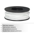 thumbnail image 3 of Uxcell Silicone Wire 28 AWG Stranded White Spool 15m Electrical Tinned Copper Wire for Car Model, 3 of 6