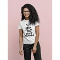 thumbnail image 2 of Keep Calm, Love Pandas T-Shirt Women -SPIdeals Designs, Female Small, 2 of 4