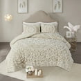 thumbnail image 3 of King/Cal King 3 piece Tufted Cotton duvet cover set, 3 of 4