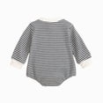 thumbnail image 3 of Gibobby Infant Baby Girl Romper Infant Fall Winter Clothes 3 6 9 12 18 Months Ruffle Sweater Long Sleeve Bodysuit Jumpsuit Infant Onesie(6-12 Months,Dark Blue), 3 of 9