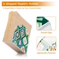 thumbnail image 5 of Yayeee Napkin Holder for Table Kitchen Paper Tissue Organization, Green Geometric Flowers, 5 of 8
