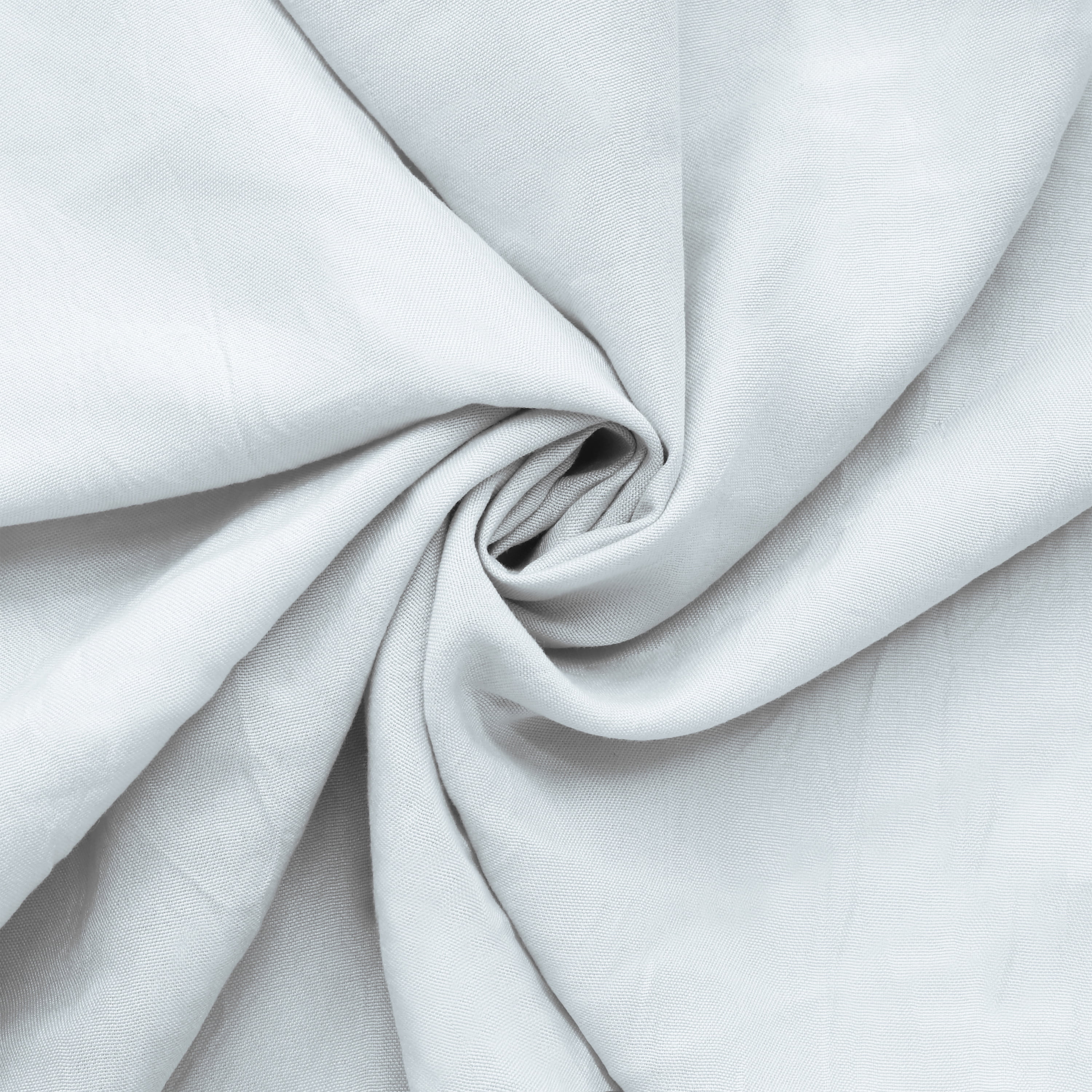 Hannah Crinkle Textured Microfiber Curtain Panel 52" x 63" in White