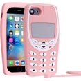 thumbnail image 1 of 3D Nokiya Silicone Case for iPhone 6 Plus/6S Plus/7 Plus/8 Plus 5.5" Cute 3D Retro Cartoon Cover,Kids Girls Soft Gel Character Cellular Cases,Funny wi, 1 of 4