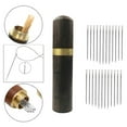 thumbnail image 4 of Embroidery , 24Pcs Premium Large Eye Stitching Sewing for Hand Sewing with a Black_Silver, 4 of 10