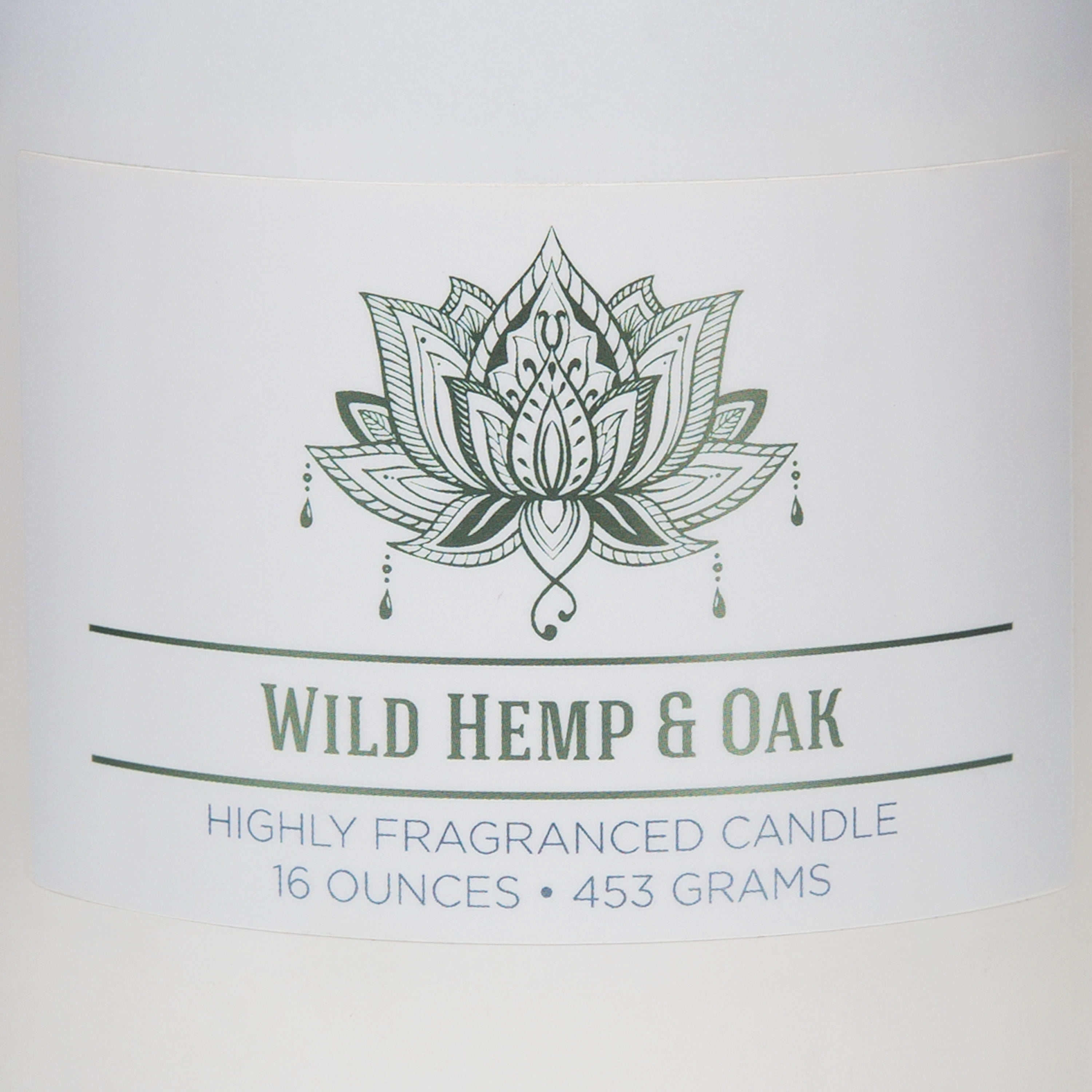 Colonial Candle Wild Hemp & Oak Scented Jar Candle, Scented Candles with Aromatic Fragrance and Two Premium Cotton Wicks, Wellness Collection, Woody Fragrance, 16oz - Up To 60 Hours Burn