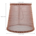 thumbnail image 2 of AURARMLET 1Pcs Small Lamp Shades For Bedroom Light With Vintage Design 12.0*5.5*4.4in, 2 of 8