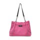 thumbnail image 3 of Bolsos de hombro informales con compartimento interior sólido y cierre de hilo de coser, bolsos de gran oferta para mujer, bolsos de mano de pana a rayas para mujer, 3 of 5