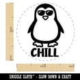 thumbnail image 2 of Penguin Chill Self-Inking Rubber Stamp Ink Stamper - Blue Ink - Medium 1 Inch, 2 of 7