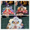 thumbnail image 4 of Lleva contigo a la tripulación de One Piece: calcomanías para autos en 3D de Luffy, Nika y Zoro, talla S, 4 of 5