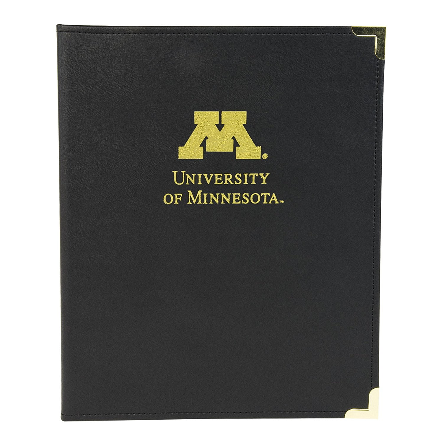 NCAA University of Minnesota Golden Gophers Business Portfolio with Brass Corners by Samsill