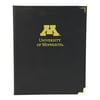 NCAA University of Minnesota Golden Gophers Business Portfolio with Brass Corners