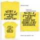 thumbnail image 3 of Camiseta holgada informal elástica con cuello redondo y estampado de letras de manga corta para mujer para verano, 3 of 4