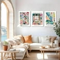 thumbnail image 2 of Framed Matisse Canvas Wall Art Set of 3, Abstract Colorful Henri Matisse Landscape Wall Decor Painting, Vintage Aesthetic Picture Posters Prints for Living Room Bathroom Bedroom Home Decor 12x16 In, 2 of 5