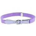 thumbnail image 2 of Buyless Fashion Kids and Toddler Adjustable Elastic Stretch Belt with Leather Closure - KBLT100-Lavender, 2 of 2