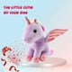 thumbnail image 4 of 8 inch Unicorn Stuffed Animals, Cute Unicorn Gift Toys for Girls,Unicorns Birthday Gifts Soft Plush Toys Set for Baby, Toddler, Girls, Kids,Decor (Pur, 4 of 4