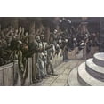 thumbnail image 2 of Tissot, James 18x13 White Modern Wood Framed Museum Art Print Titled - False Witness Before Caiaphas, 2 of 4