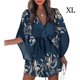thumbnail image 4 of Minnieouse Vestidos acampanados para mujer para mujer Cuello en V profundo Mini vestido corto Compras Prendas para la parte del cuerpo Typ1 XL, 4 of 5