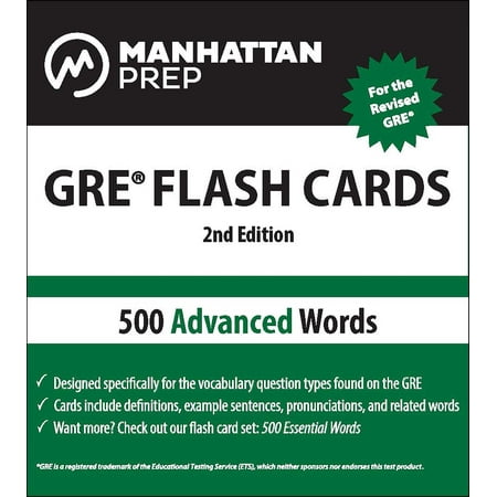 500 Advanced Words: GRE Vocabulary Flash Cards (Best Gre Vocabulary Flashcards)