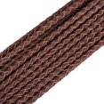 thumbnail image 3 of SNNROO 1Roll 21.9 Yards Genuine Round Leather String Cord 3mm Rope for Saddle Brown Leather String Cord for Making Necklaces Bracelets Braiding Wraps Crafts and Hobby Projects, 3 of 4