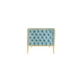 thumbnail image 3 of Manhattan Comfort Vector Sofa in Ocean Blue and Gold, 3 of 4