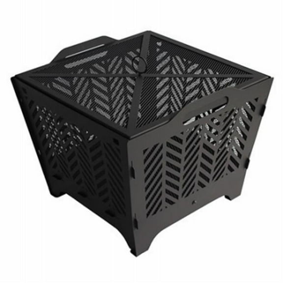 Four Seasons Black Flat Fire Pit