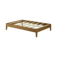 Plank+Beam Full Size Bed Frame, Solid Wood Adults Platform Bed, No Box
