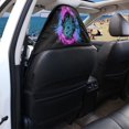 thumbnail image 5 of Chririnla Terry Cloth Car Seat Towel Cover with Gradient Turtle Splash, Waterproof Plush Microfiber Front Seat Cover for Trucks Cars SUVs, 5 of 7
