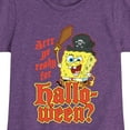 thumbnail image 3 of SpongeBob SquarePants - Arrr Ye Ready For Halloween - Toddler And Youth Girls Short Sleeve Graphic T-Shirt, 3 of 6