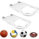 thumbnail image 3 of Soporte de pared para baloncesto, estante de exhibición de fútbol acrílico, soporte de almacenamiento para colgar bolas transparente invisible, para fútbol, ​​baloncesto, voleibol, 3 of 5