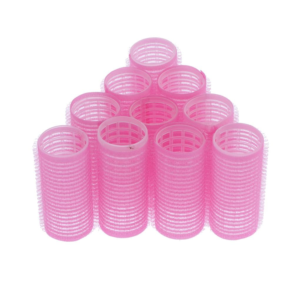 10x Hair Roller Curling Curls Self Grip Hair Rollers Hair Styling Tools