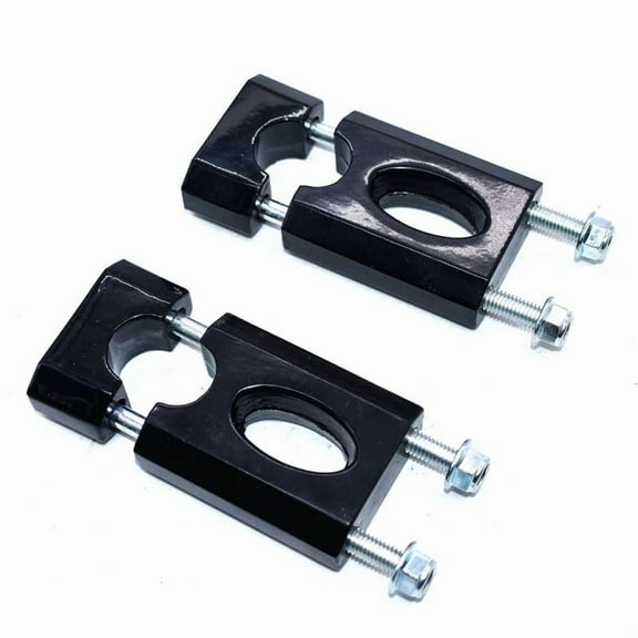 Applies to 1 Pair 7/8" 22mm Black Aluminum Alloy Motorcycle Handlebar Clamp Riser Mount Universal For 110cc 125cc Dirt Pit Bike ATV