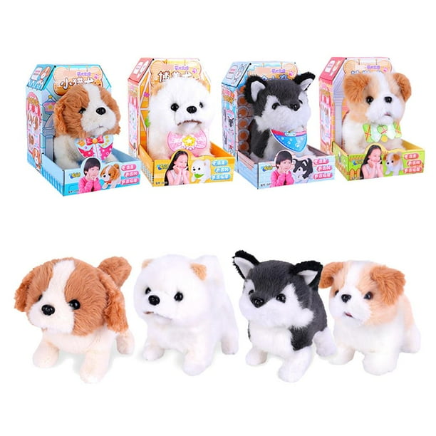 Perro Robot Interactivo De Peluche Electrónico Marrón Perro Robot Interactivo De Peluche Electrónico Marrón