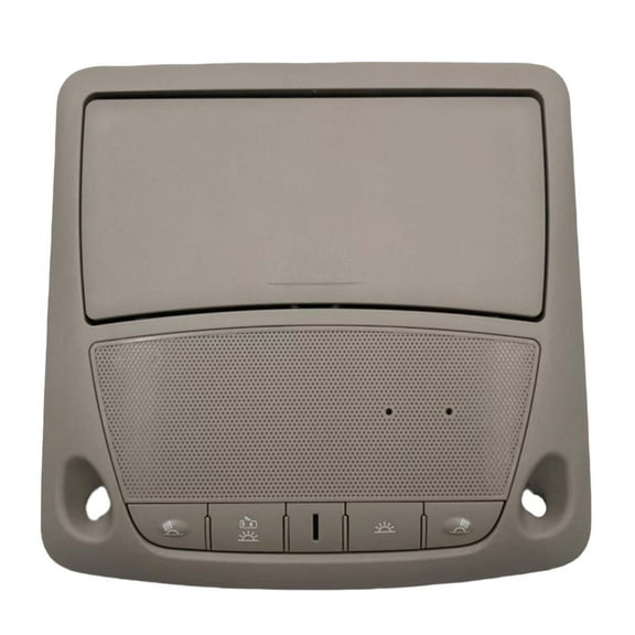 Overhead Consoles Fits For ALTIMA,for X-Trail, Overhead Dome Light Console Storage, Roof Console With Lights,Overhead Consoles With Dome Light Assembly-Gray