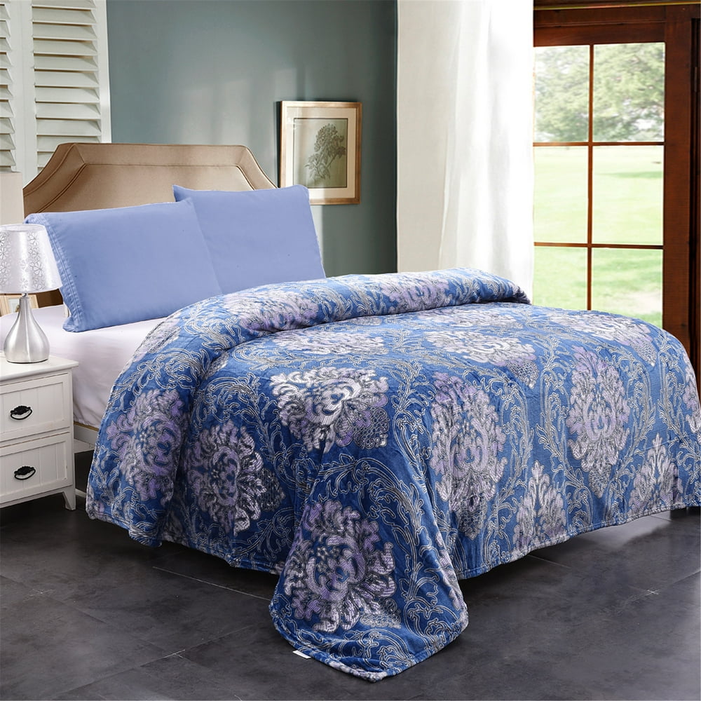 lightweight-large-90-x-90-queen-plush-fleece-bed-blanket-blue-floral