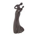 thumbnail image 6 of 7" x 18" Black Ceramic Dancing People Sculpture, by DecMode, 6 of 9