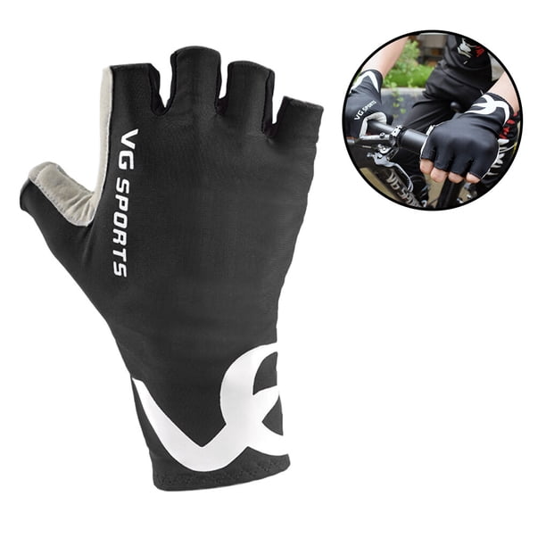 Yuarrent Guantes ciclismo deportivo VG dedo completo/medio dedo antideslizante gel pantalla táctil Ciclismo negro METRO